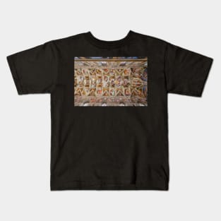 Sistine chapel in the Vatican Museum Kids T-Shirt